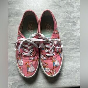 Vans Disney Pixar Pink Toy Story Sneakers Woody and Little Bo Peep